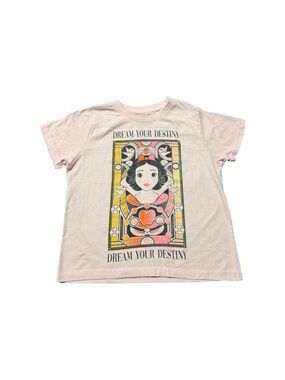 2023 Disney 100 Snow White Dream Your Destiny Graphic Tee Girls Large